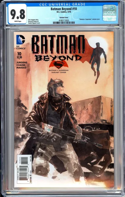 Batman Beyond 10 CGC 9.8 2016 4180113003 Batman v Superman Variant Rare