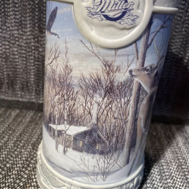 Miller Brewing Company 1998 Holiday Beer Stein Silent Sentinel By Kevin Daniel! 3