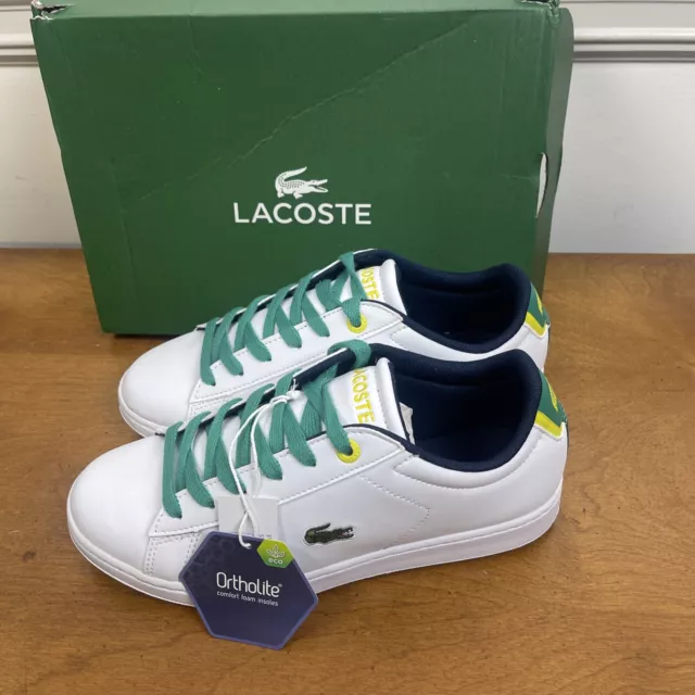Lacoste CARNABY EVO 222 1 SUJ UNISEX - Trainers Shoes Mens 3.5 New