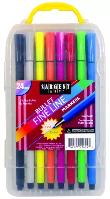 Sargent Art 12ct Bullet Fineline Markers
