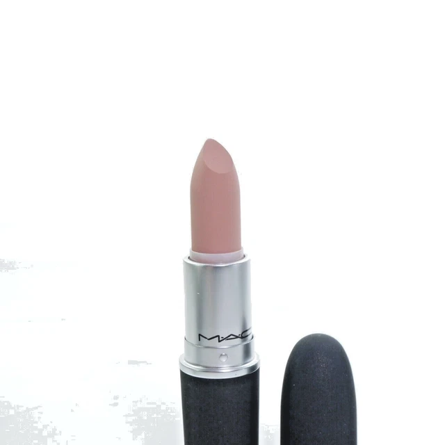 Lápiz labial mate Mac Powder Kiss 310 Influentially it tamaño completo desnudo.  FRESCO