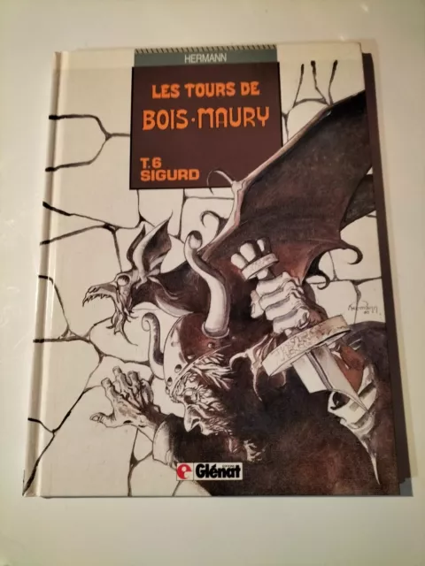 Eo 1990 Les Tours De Bois Maury T 6 Sigurd Par Hermann Glenat (O178)