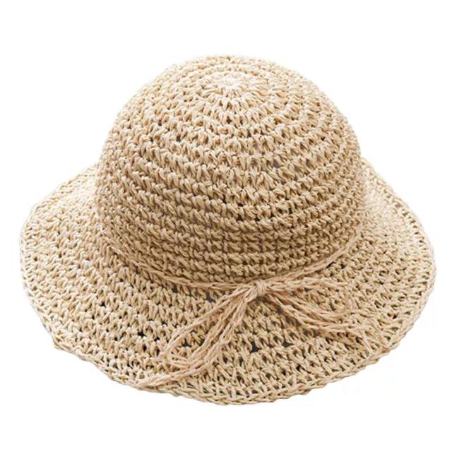 Straw Hat Beach Sun Cap for Kids Girl Summer Girls Hats Shade