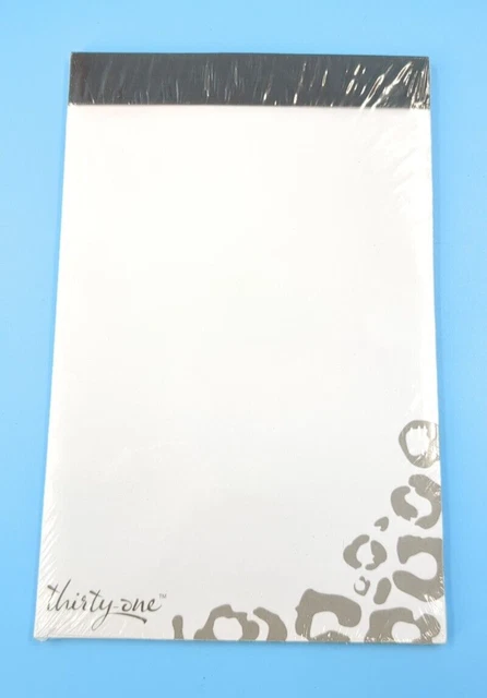 Thirty One 8 1/2 inch X 5 1/2 Inch Notepad Paper Refill - NEW- For Tri Fold N Go