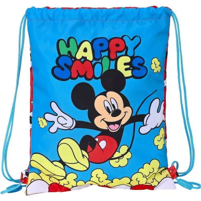 90703 En oferta - Bolsa cordones saco plano junior de Mickey Mouse &#39;happy sm