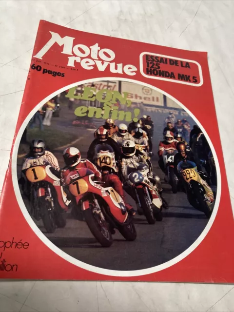 Magazine Moto revue N° 2082 1972 Trophée du Million Aermacchi Honda 125 MK5 etc