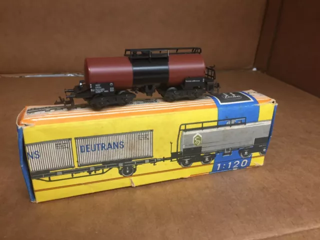 Vintage German Tt Scale Zeuke Banhnen  Freight  Tanker Car With Box