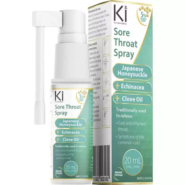 Martin & Pleasance Ki Natural Sore Throat Spray 20ml