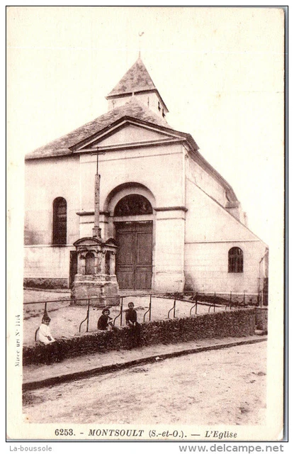 95 MONTSOULT - l'eglise ---