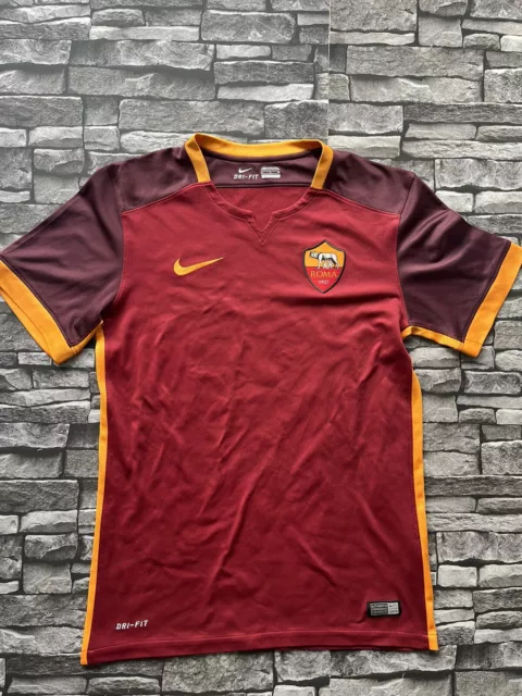 Nike AS Roma 2015/16 Nike Home Shirt Size Small Men S Football