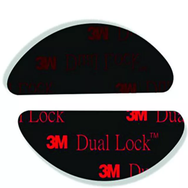 2 pezzi 3M DUAL LOCK BI ADESIVO adesivi per telepass ORIGINALi- SJ3550 NERO 2