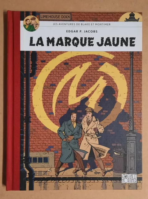 BLAKE ET MORTIMER Marque jaune TIRAGE LIMITE TOILE Le Monde EO ETAT NEUF Jacobs