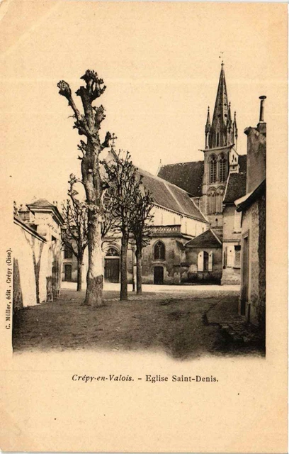 CPA AK CRÉPY-en-VALOIS Église St-DENIS (375705)
