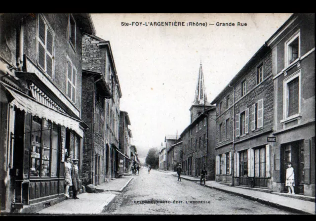 SAINTE-FOY-l'ARGENTIERE (69) BUREAU de TABAC & COMMERCES , GRANDE RUE animée