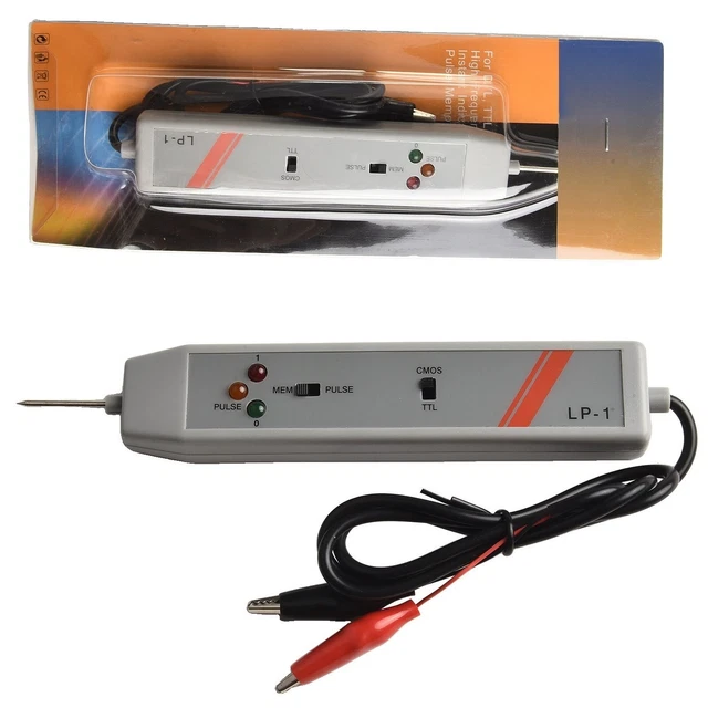 Sonde Logique Haute Fréquence Avec LED - En Plastique, Fonction Mémoire, Générique Neuve