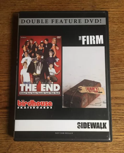 The End - Birdhouse Skateboards + The Firm Can't Stop - Tony Hawk DVD