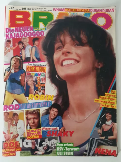 Bravo 37 vom 8.9.1983 Nena / David Bowie / Kajagoogoo / DÖF / The Police (C1090)
