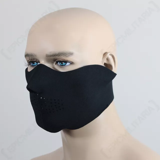 Neoprene Half Mask - Black Tactical Thermal Protection Ski Paintball Airsoft