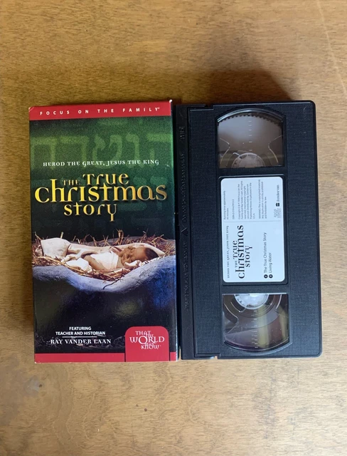 THE TRUE CHRISTMAS Story Ray Vander Laan 1999 VHS Video Cassette