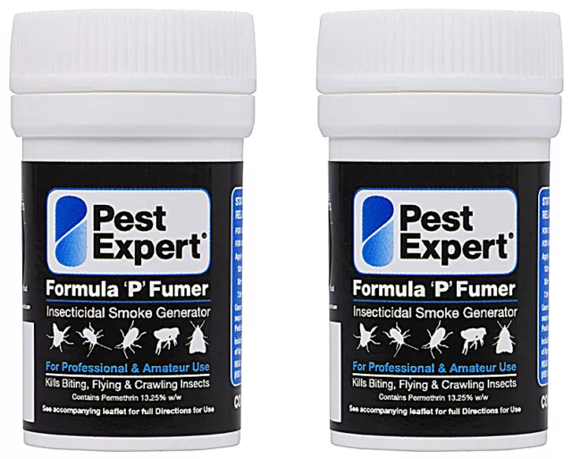 2x Pest Expert® Flea Bomb Fogger House Treatment (3.5g) Kills Cat / Dog Fleas