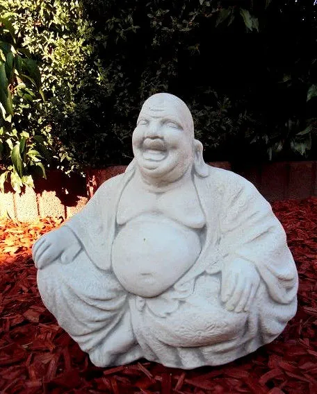 Feng Shui, Asien Garten, Gartenfigur, Skulptur, Steinfigur "Buddha" Gartendeko