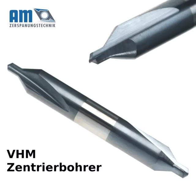 Zentrierbohrer VHM TiAlN DIN333 Form A 60°