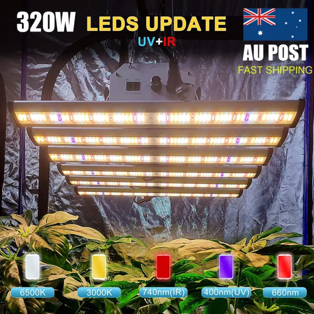 BAR-4000W Full Spectrum w/ Samsung LED Grow Light Dimmable 5X5FT for Hydroponics