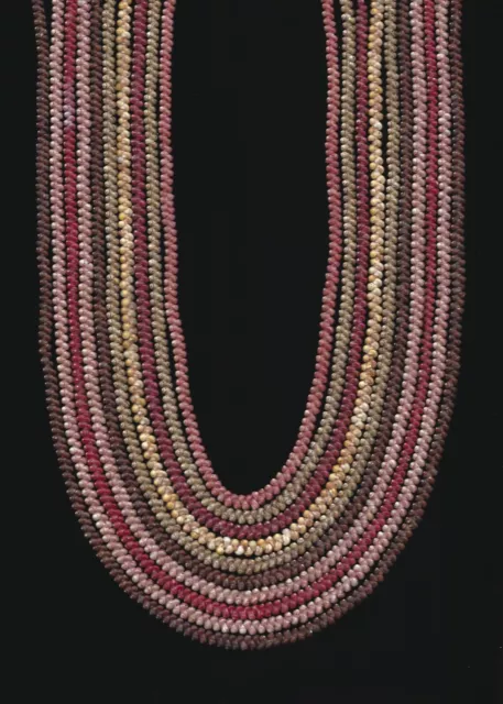 Hawaiian 100% Niihau 38 Inch 10-Strand Collector's Kahelelani Shell Lei