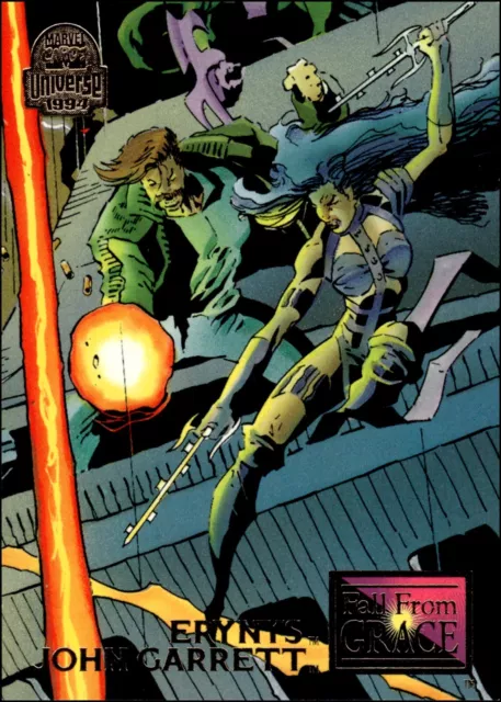 Erynys John Garrett Fall From Grace 1994 Fleer Marvel Universe Trading Card #69