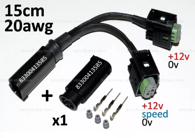 BMW Spina Accessori 15cm/20awg/3p + 1 plug - R1200 R1250 GS GT RS RT K S XR F