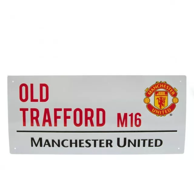 Manchester United FC Street Sign - New Official Club Merchandise