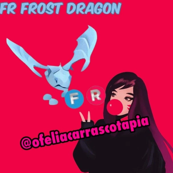FR FROST DRAGON ADOPT ME (Read Description)