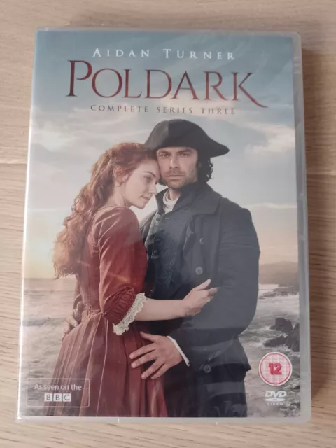 Poldark DVD Complete series 3  Brand New Sealed Item Region 2 - 515 minutes