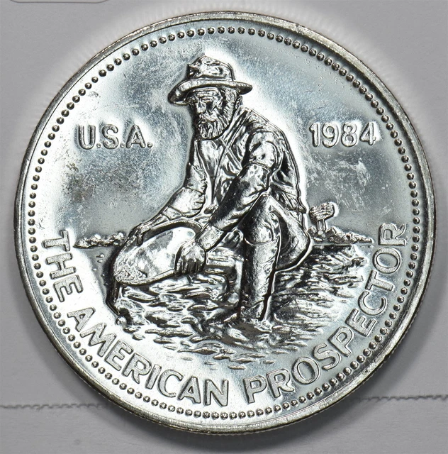 Silver Art Round 1984 Engelhard 1oz silver BU 0987 *SFCOIN