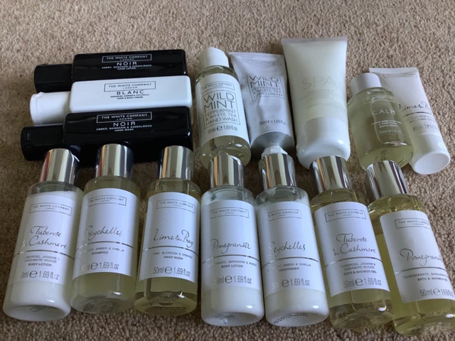 15x THE WHITE COMPANY SHAMPOO CONDITIONER BODY LOTION HAND WASH BATH SHOWER GEL