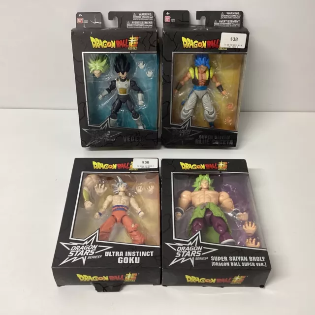 4x Boxed Dragon Ball Super Bandai Dragon Stars Series Figurines (Q7) W#640