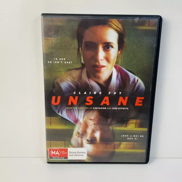 Unsane (DVD, 2018) Region 4 - Fast Free Post - LIKE NEW