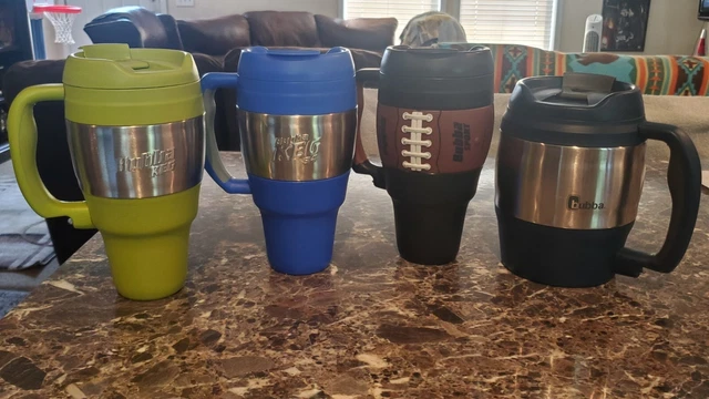(4) Bubba Classic Insulated Desk Mug Travel Hot Cold 34oz & 52oz (Barely Used)