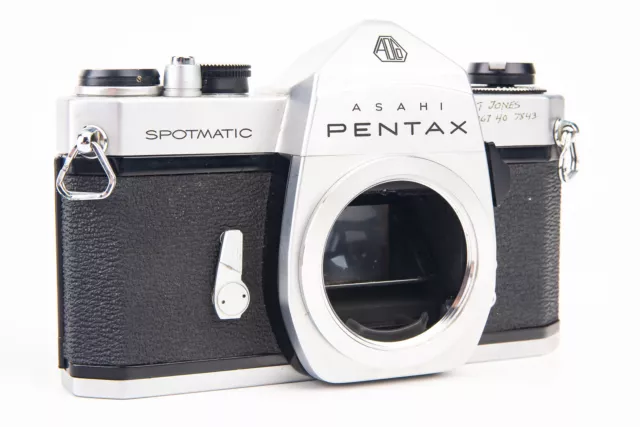 Asahi Pentax Spotmatic SP 35mm SLR Film Camera Body M42 Screw Mount TESTED V22