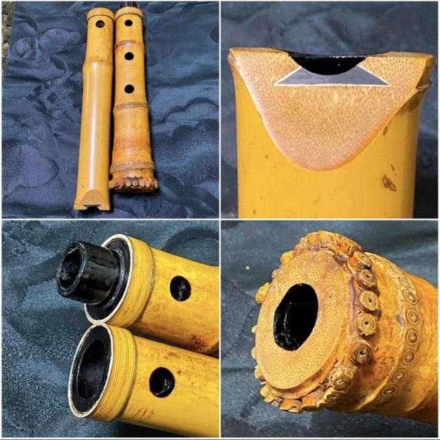 SHAKUHACHI JAPANESE FLUTE Kinkoryu Traditional Music Instrument Bamboo