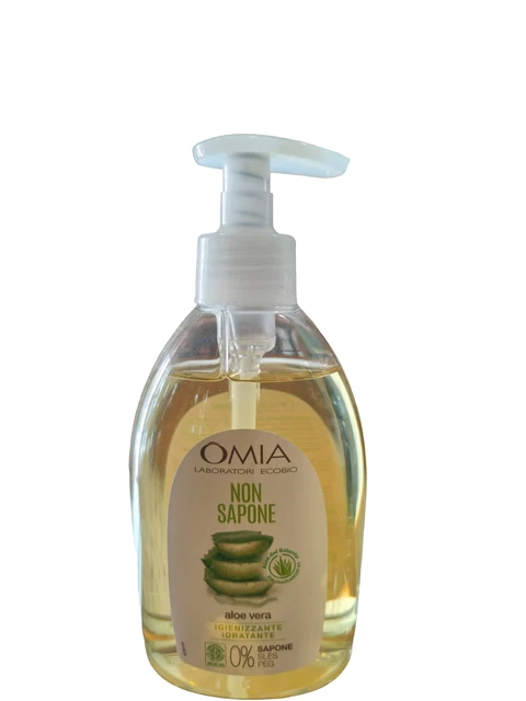 Omia Laboratori Ecobio Non Sapone Aloe Vera Igienizzante Idratante 300 ml
