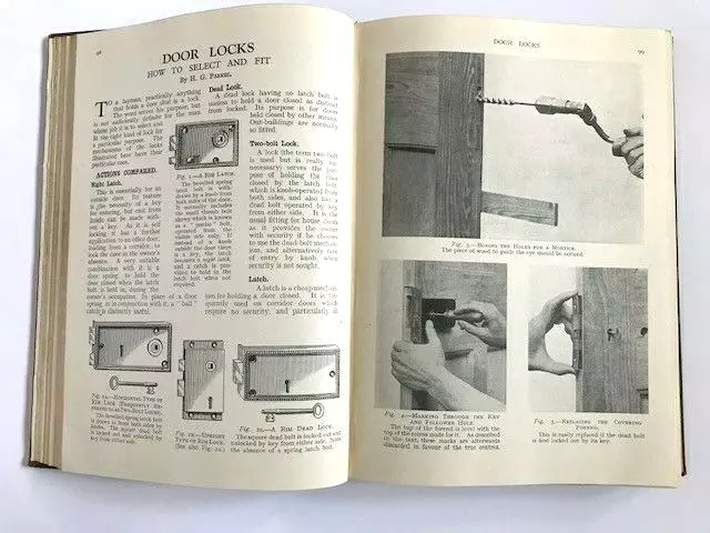 PRAKTISCHER SCHREINER und SCHREINER Buch MOLLOY Holzbearbeitungsfähigkeiten Leitfaden Holzwerkzeuge 