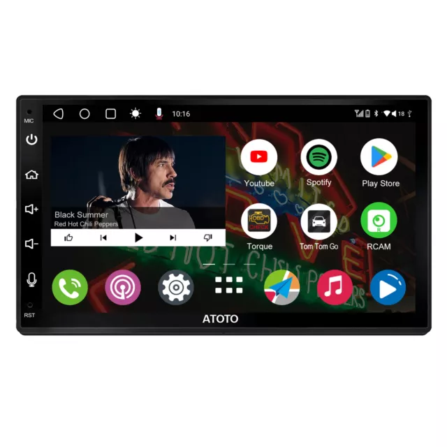 ATOTO A6 PF 7 pollici 2DIN Android Autoradio Wireless Carplay & Android Auto,2BT