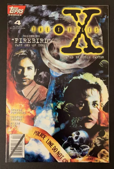 1995 The X Files Comic Book "Firebird" Part One of Three - #4 - Topps Comics