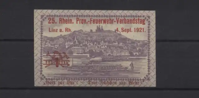 [23929] - Linz Am Rhein: 25. Rhein. Prov.-Feuerwehr-Verbandstag 4. Sept. 1921 -