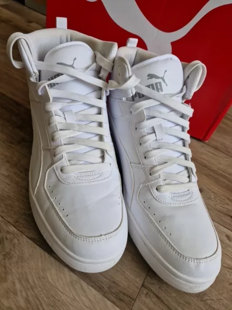 Puma rebound joy Sneaker high Gr. 46 weiß wie neu 1x getragen