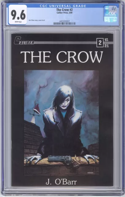 The Crow #2 First Printing CGC 9.6 HIGH GRADE Caliber Press Jim O'Barr Story/Art