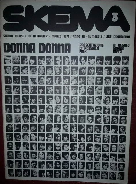 Skema. Mensile fotografico d'attualità. Anno I, No. 1 (November 1969) through Anno VI, No. 12 (Quasi tutto il pubblicato