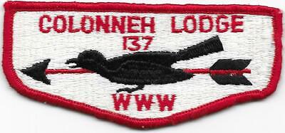 Colonneh Lodge 137 Order of the Arrow OA Flap Boy Scouts of America BSA 01