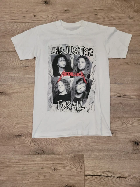 SIZE M METALLICA AND JUSTICE FOR ALL TRACKS New T Shirt